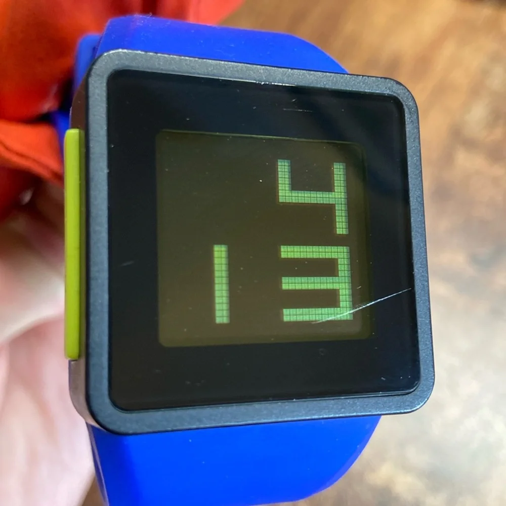 Nixon the Newton Digital Blue and Green Digital Watch